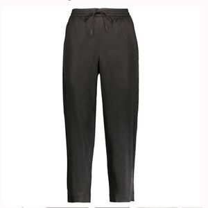 T Alexander Wang Black Satin Jogger Style Pant Sz Small